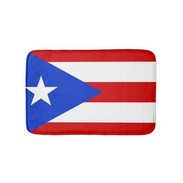Tapete De Banheiro Bandeira de Porto Rico (frente)