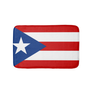 Tapete De Banheiro Bandeira de Puerto Rico