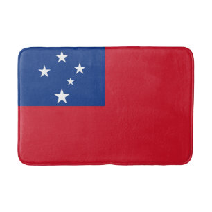 Tapete De Banheiro Bandeira de Samoa