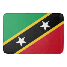 Tapete De Banheiro Bandeira de São Cristóvão e Nevis (Caribe)