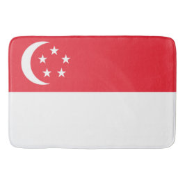 Tapete De Banheiro Bandeira de Singapura