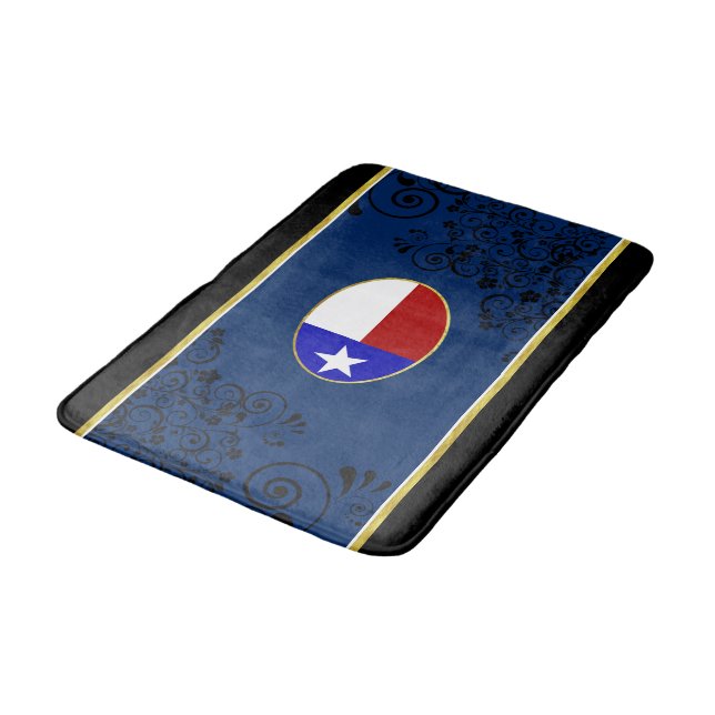 Tapete De Banheiro Bandeira de Texas (Angulado)