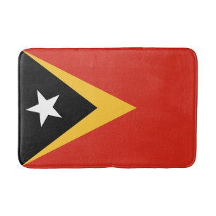 Tapete De Banheiro Bandeira de Timor-Leste