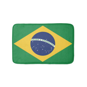 Tapete De Banheiro Bandeira do Brasil