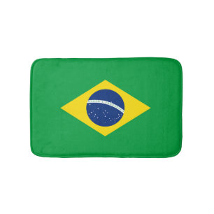 Tapete De Banheiro Bandeira do Brasil