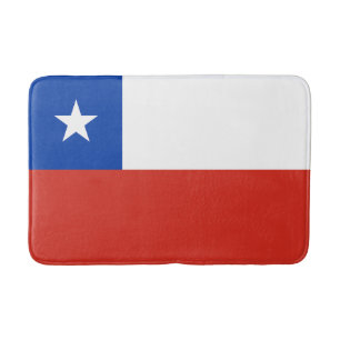 Tapete De Banheiro Bandeira do Chile