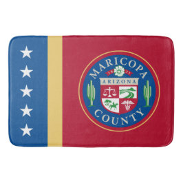 Tapete De Banheiro Bandeira do Condado de Maricopa (Arizona)