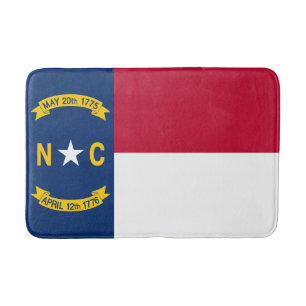 Tapete De Banheiro Bandeira do Estado da Carolina do Norte