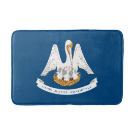 Tapete De Banheiro Bandeira do Estado da Louisiana