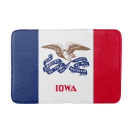 Tapete De Banheiro Bandeira do Estado de Iowa