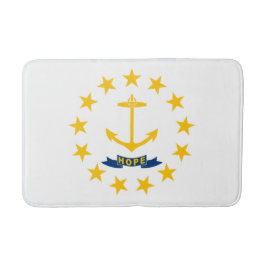Tapete De Banheiro Bandeira do Estado de Rhode Island