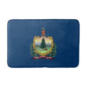 Tapete De Banheiro Bandeira do Estado de Vermont