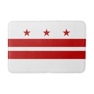 Tapete De Banheiro Bandeira do Estado de Washington DC