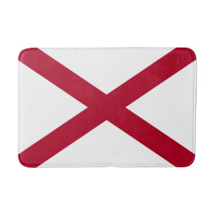 Tapete De Banheiro Bandeira do estado do Alabama