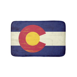 Tapete De Banheiro Bandeira do Grunge de Colorado
