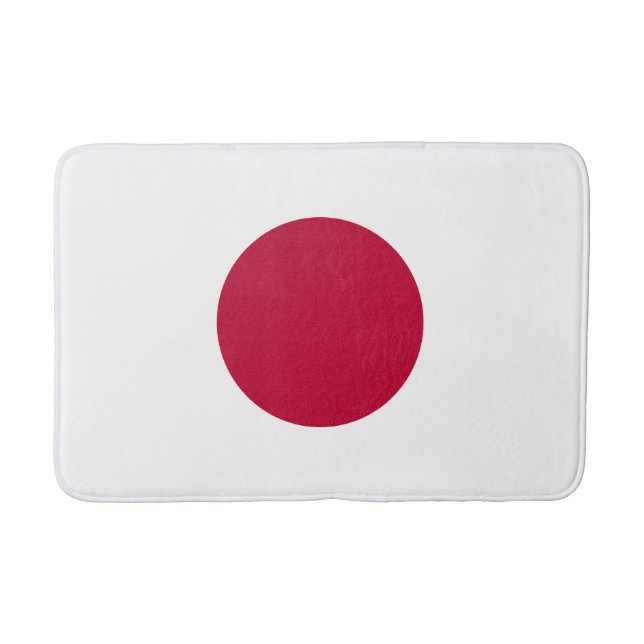 Tapete De Banheiro Bandeira do Japão (Frente)