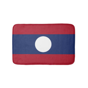 Tapete De Banheiro Bandeira do Laos