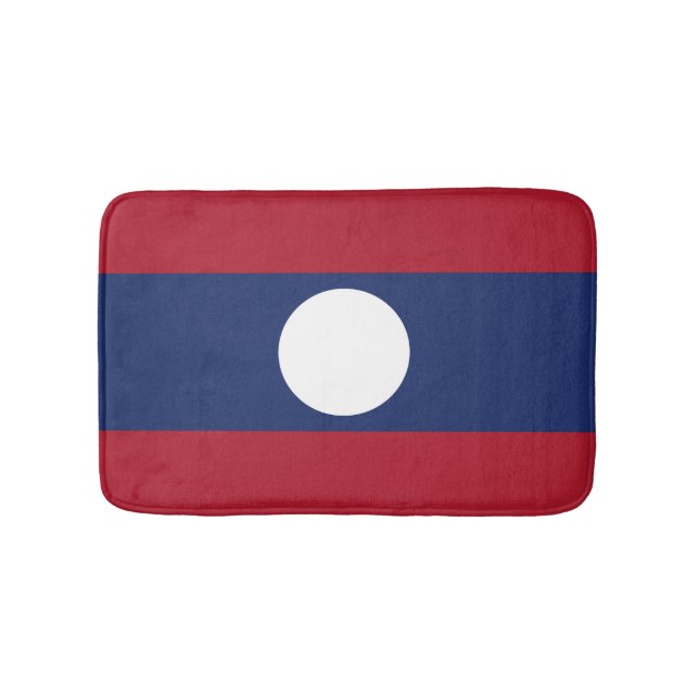 Tapete De Banheiro Bandeira do Laos (frente)