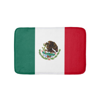 Tapete De Banheiro Bandeira do México