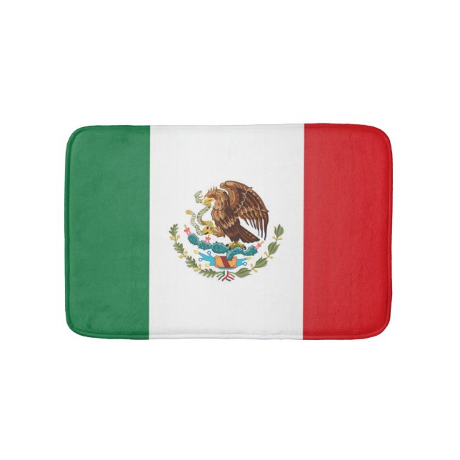 Tapete De Banheiro Bandeira do México (frente)