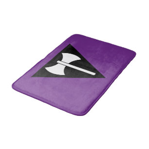 Tapete De Banheiro bandeira do orgulho lésbico SlipperyJoe feminista