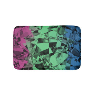 Tapete De Banheiro Bandeira do Orgulho Polissexual Groovy Eclectic Re