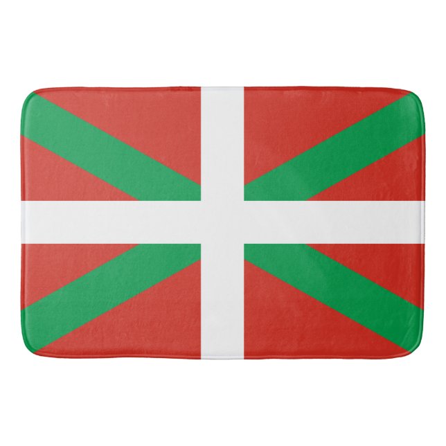 Tapete De Banheiro Bandeira do País Basco (Frente)