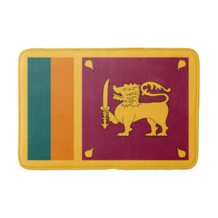 Tapete De Banheiro Bandeira do Sri Lanka