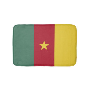 Tapete De Banheiro Bandeira dos Camarões