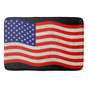 Tapete De Banheiro Bandeira dos Estados Unidos da América - imundície