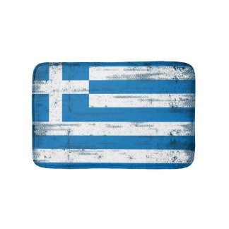 Tapete De Banheiro Bandeira grega do grunge