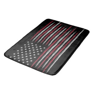 Tapete De Banheiro Bandeira Grunge USA