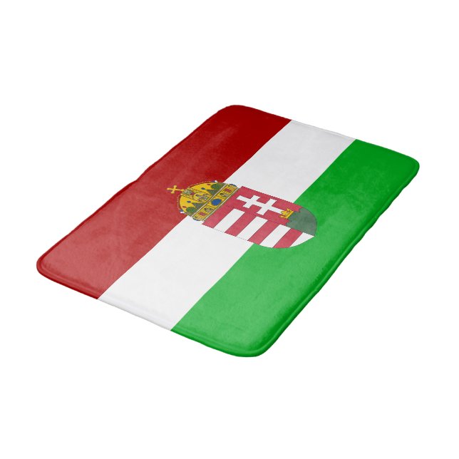 Tapete De Banheiro Bandeira húngara (Angulado)
