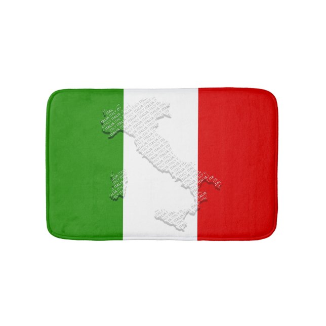 Tapete De Banheiro Bandeira italiana (frente)