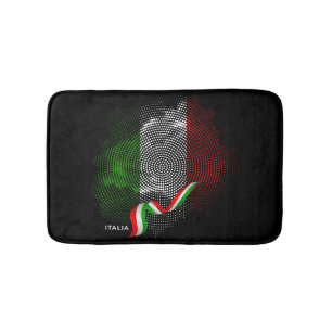 Tapete De Banheiro bandeira italiana