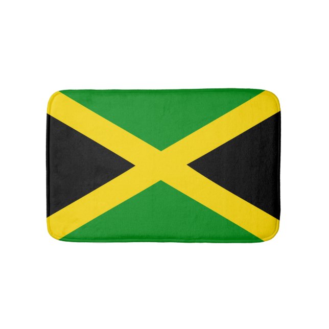 Tapete De Banheiro Bandeira jamaicana (frente)