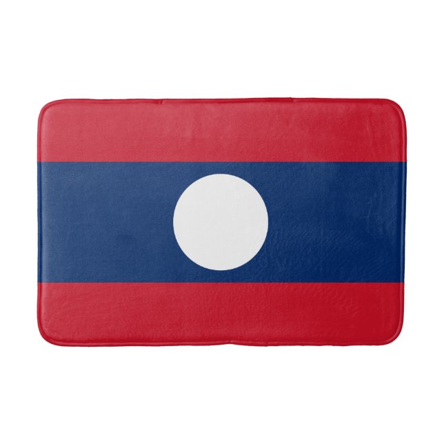 Tapete De Banheiro Bandeira Laos (Frente)