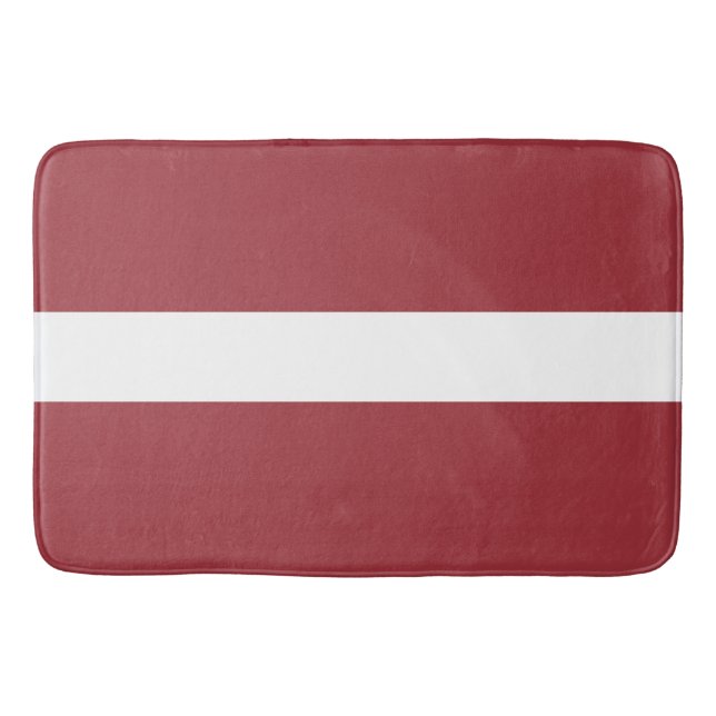 Tapete De Banheiro Bandeira letã (Letónia) (Frente)