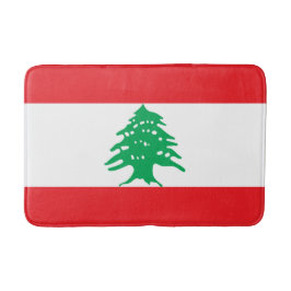 Tapete De Banheiro Bandeira Libanesa (Bandeira do Líbano)