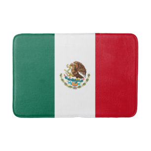 Tapete De Banheiro Bandeira mexicana