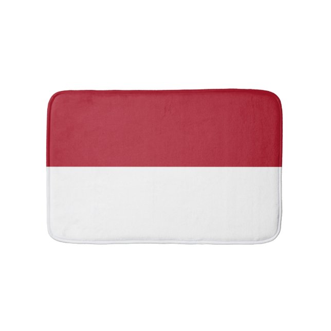 Tapete De Banheiro bandeira Mônaco (frente)