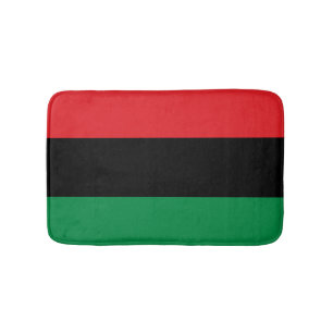 Tapete De Banheiro Bandeira Pan-Africana UNIA