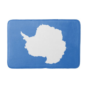 Tapete De Banheiro Bandeira Patriótica da Antártica