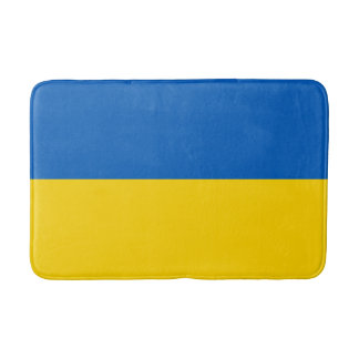 Tapete De Banheiro Bandeira Patriótica da Ucrânia