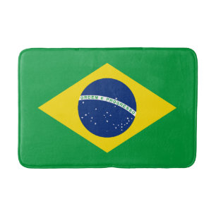 Tapete De Banheiro Bandeira Patriótica do Brasil