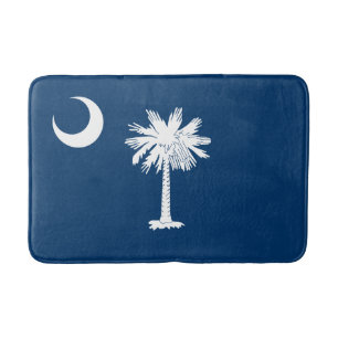 Tapete De Banheiro Bandeira patriótica do estado de South Carolina
