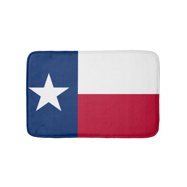 Tapete De Banheiro Bandeira patriótica do estado de Texas (frente)