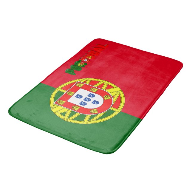 Tapete De Banheiro bandeira portuguesa (Angulado)