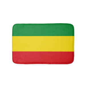 Tapete De Banheiro Bandeira Rastafári Rasta Etíope