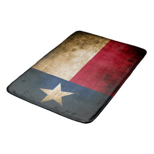 Tapete De Banheiro Bandeira rústica patriótica de Texas